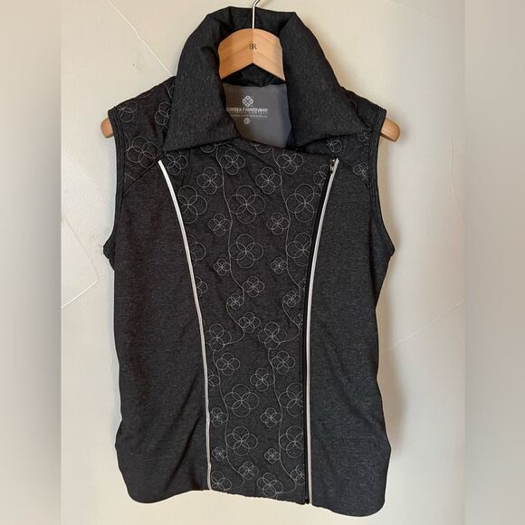 Commuter‎ Cycling vest by Ginger & Mary Ann, women’s size XS.  Quilted, - Picture 1 of 14